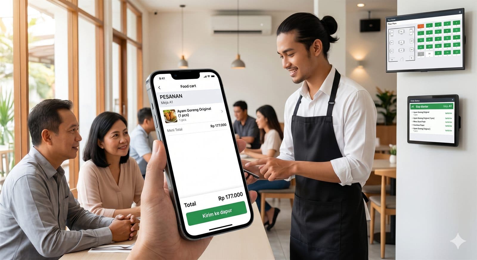 Order at the table